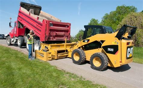 skid steer paving box|skid steer asphalt paver.